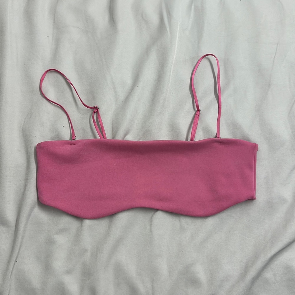 Alo yoga pink bra top